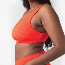 EPI BRASSIERE MAILLE GAUFREE ORANGE -Culottes RougeGorge Soldes 77015200 Z