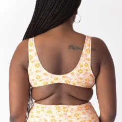 Elfe BRASSIERE CÔTE IMPRIMEE MULTICOLORE -Culottes RougeGorge Soldes 77015400 D