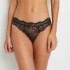 Collection Noël Femme | Aurelle Culotte Dentelle Noir | RougeGorge
