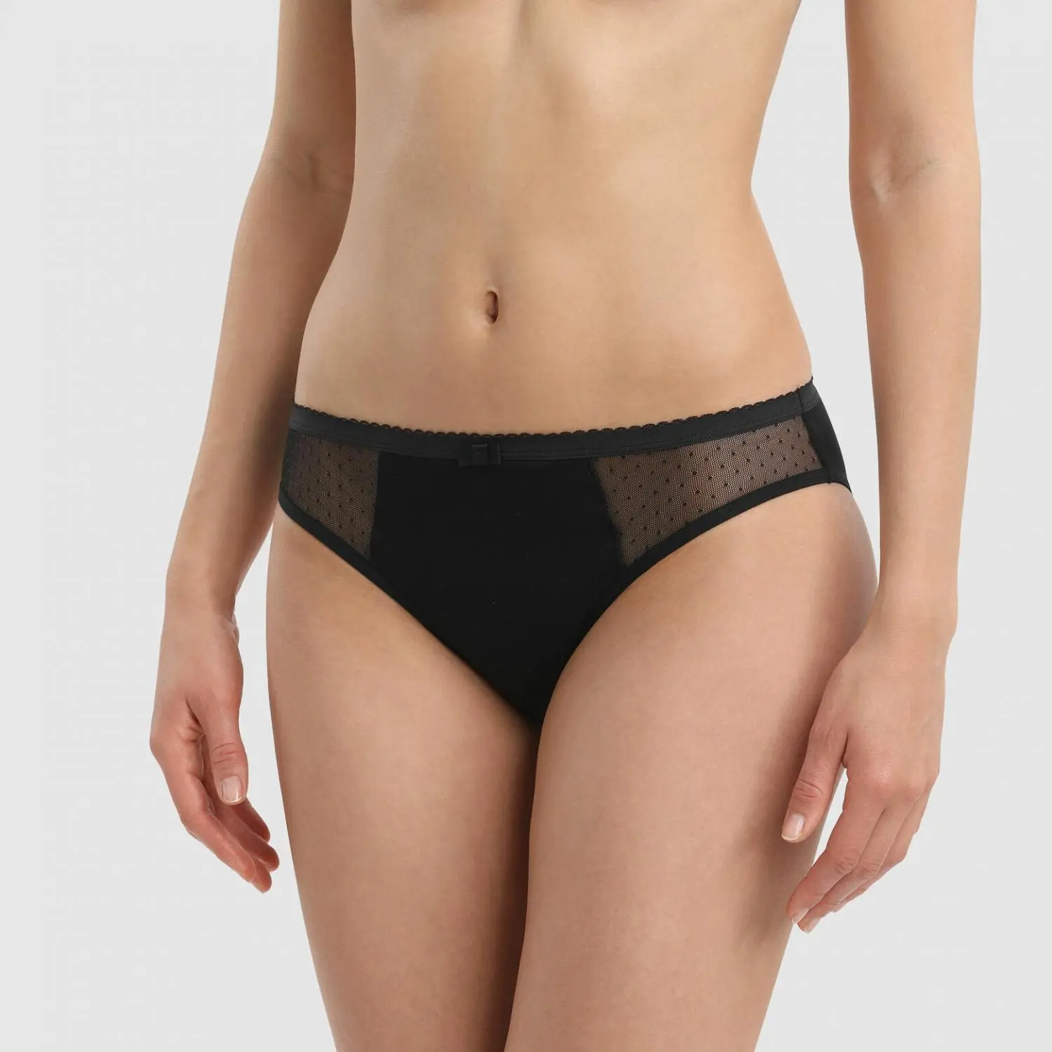 Culotte Femme | Dim Culotte Menstruelle Flux Abondant Noir | RougeGorge 1 Culotte Femme | Dim Culotte Menstruelle Flux Abondant Noir | RougeGorge
