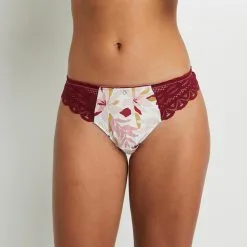 Culottes Jusqu Femme | Amy Tanga Blanc/Rouge | RougeGorge