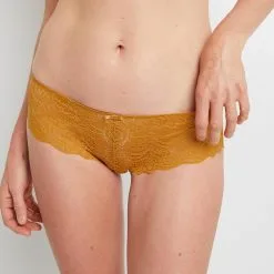 Culottes Jusqu Femme | Dentelle Shorty Safran | RougeGorge