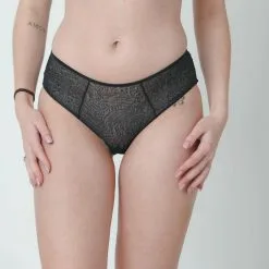 Culottes Jusqu Femme | Lola Shorty Tulle Noir Noir | RougeGorge