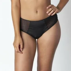 Culottes Menstruelles Femme | Dolena Culotte Taille Haute Menstruelle Noir | RougeGorge