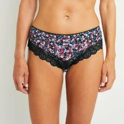 Premiers Prix & Syara Femme | Syara Shorty Microfibre Noir/Rose | RougeGorge