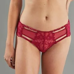 Shorty & Shorty-String Femme | Apollon Shorty Dentelle Bordeaux | RougeGorge