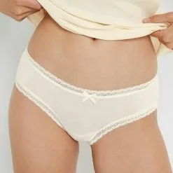 Shorty & Shorty-String Femme | Blush Shorty Modal Ivoire | RougeGorge