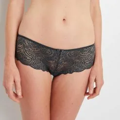 Shorty & Shorty-String Femme | Dentelle Shorty Anthracite | RougeGorge