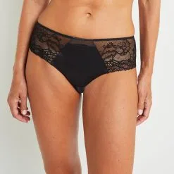 Shorty & Shorty-String Femme | Trinity Shorty String Dentelle Noir | RougeGorge