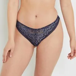 Tanga Femme | Andrea Tanga Marine | RougeGorge